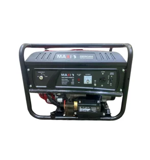 Maxi 25GKWH 3.1KVA Gasoline Generator with key start, wheels, and handle – medium-size fuel-efficient generator for Nigerian homes and shops.