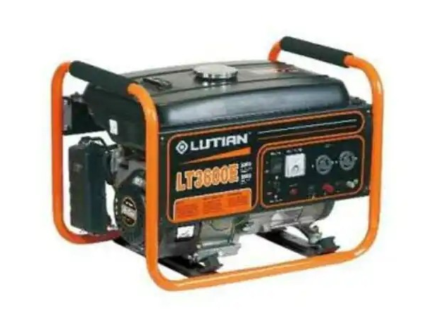 Lutian LT3500E 3.5KVA generator with electric key start and copper coil – fuel-efficient backup generator for Nigerian homes and small businesses.