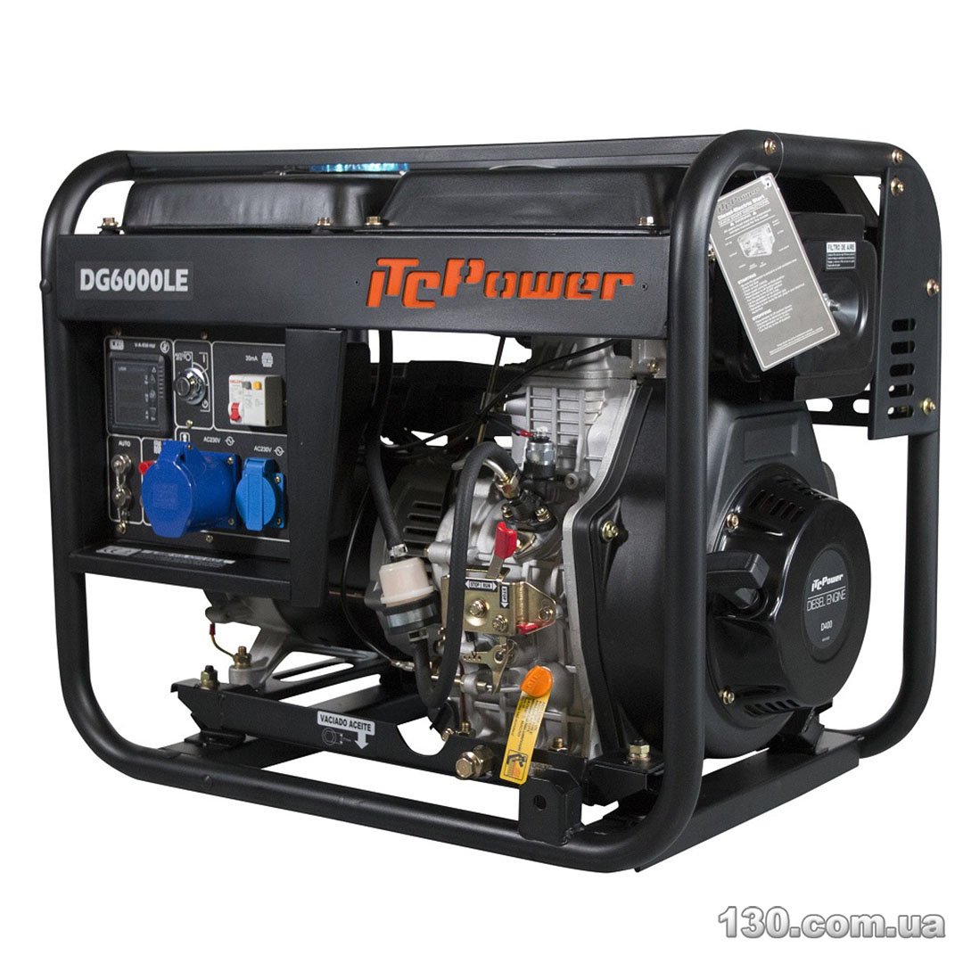 ITC Power DG6000LE Diesel Generator – durable, heavy-duty backup power for Nigerian homes, offices, and small industries.