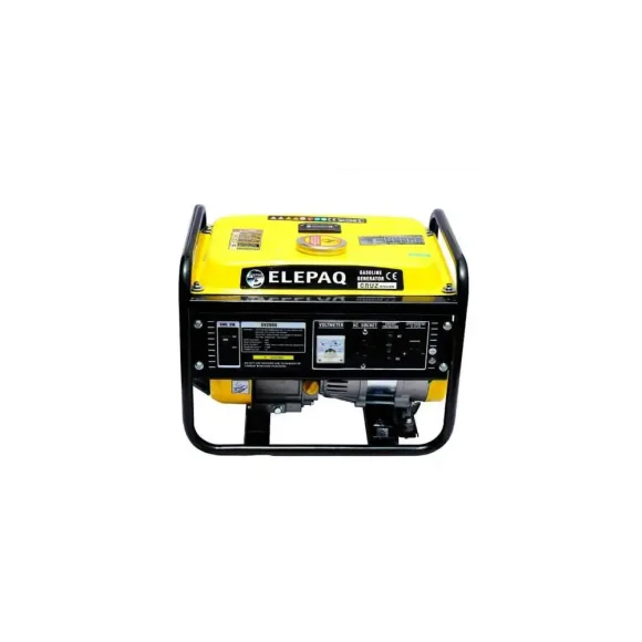 Elepaq 1.3KVA SV2200 generator with yellow and black design, compact and fuel-efficient for Nigerian homes.
