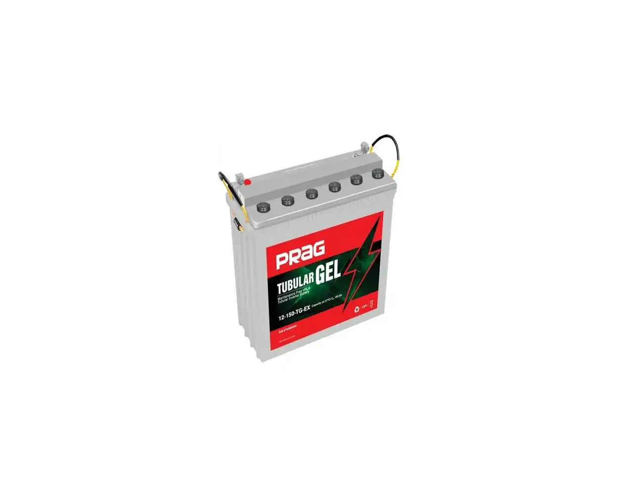 Prag 150AH/12V Gel Tubular Battery – durable deep cycle inverter battery for Nigerian homes and businesses, available at Tektins.