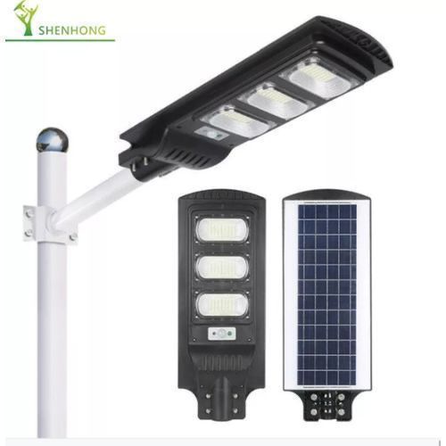solar street light with free pole
