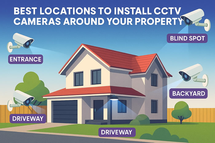 recommended cctv locations in a home