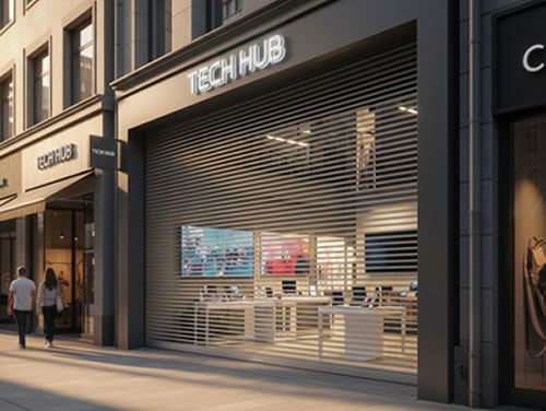 roller shutter doors for shops 1