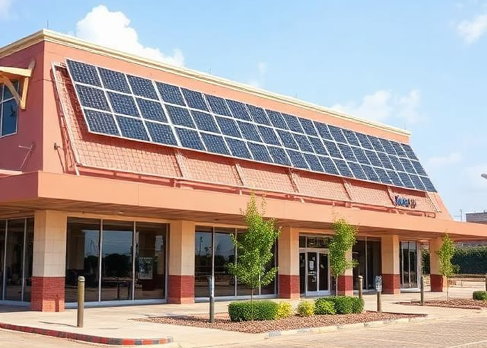 shopping mall solar panel installation in lagos