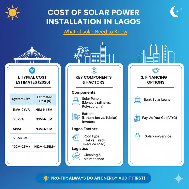 cost of solar installation in nigeria