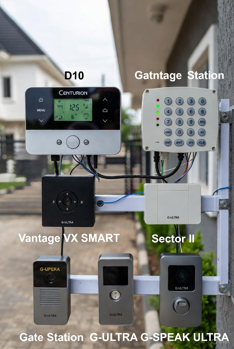 G-SPEAK ULTRA 4 BUTTON METAL FACIA GATE STATION