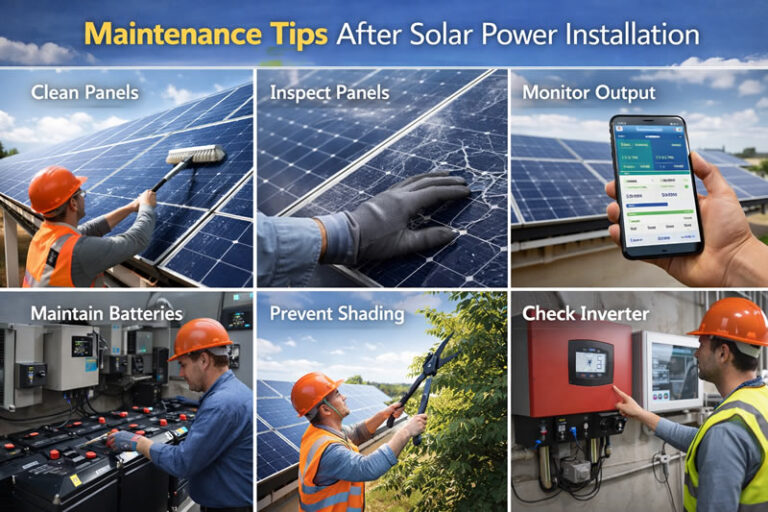 Maintenance Tips After Solar Power Installation - TekTins