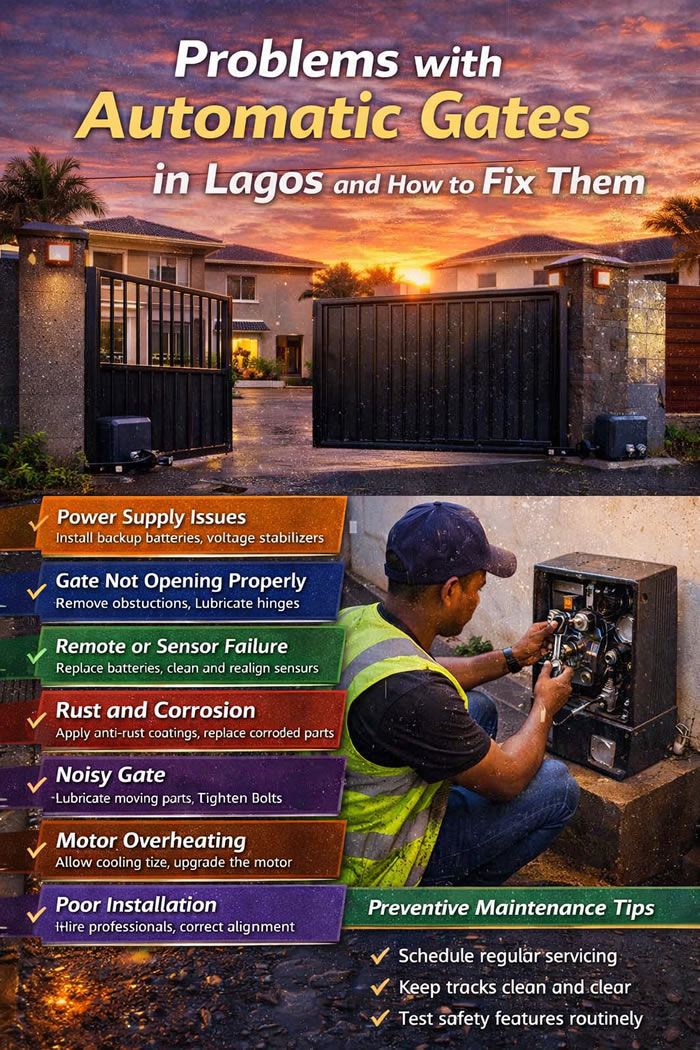 problems with automatic gates in nigeria