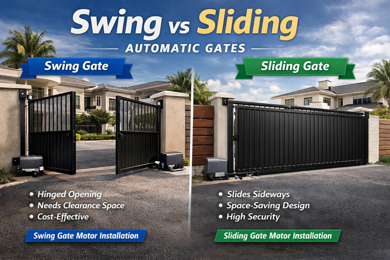 swing vs slide gates