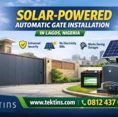 solar powered sliding gate installer in lagos