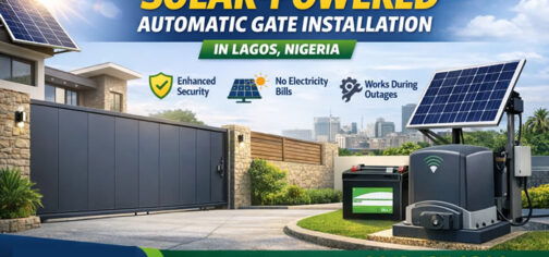 solar powered sliding gate installer in lagos