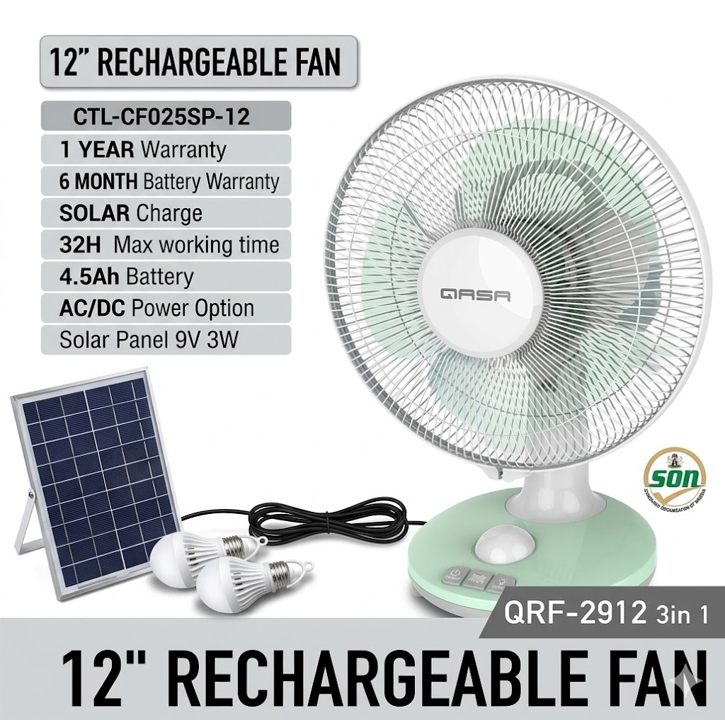 PORTABLE SOLAR FAN