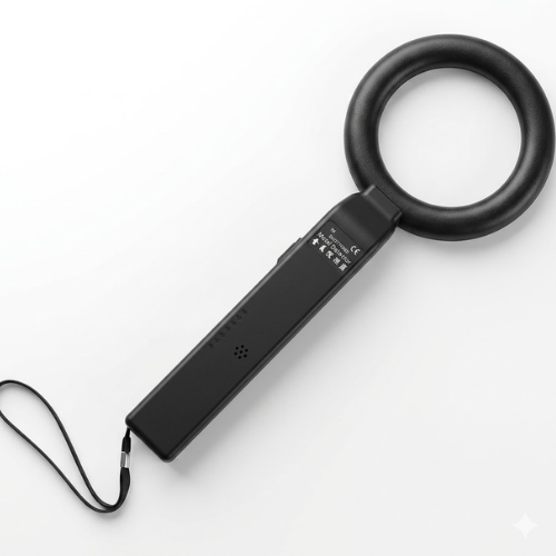 MD-300 professional handheld metal detector for security screening at events and offices in Nigeria, featuring an ergonomic handle and high-sensitivity sensor.