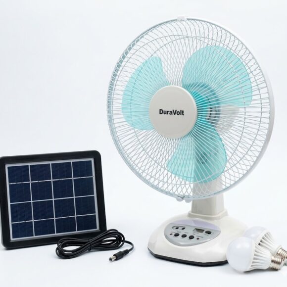 Duravolt Solar Table Fan