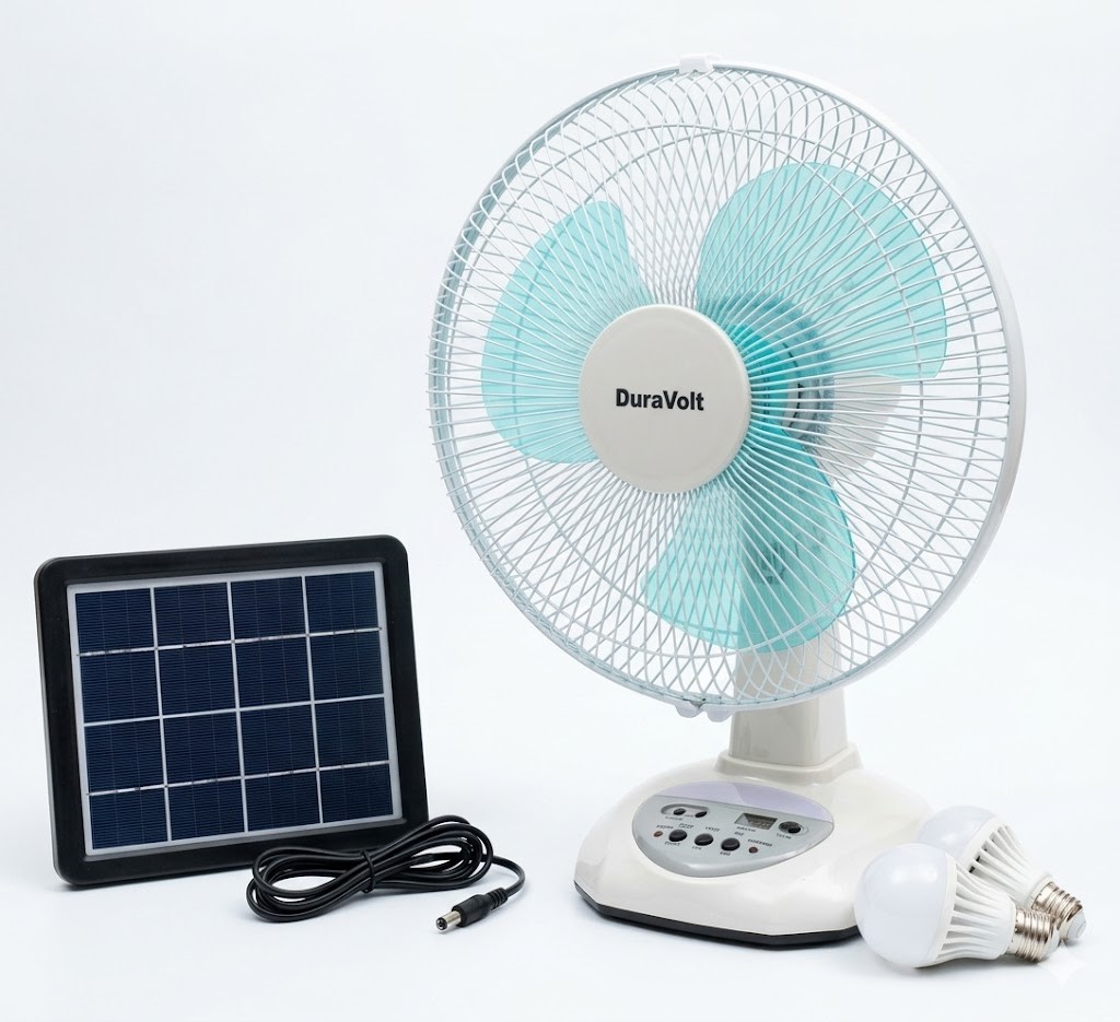 Duravolt Solar Table Fan
