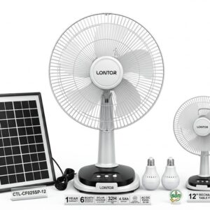 Solar fan for home use
