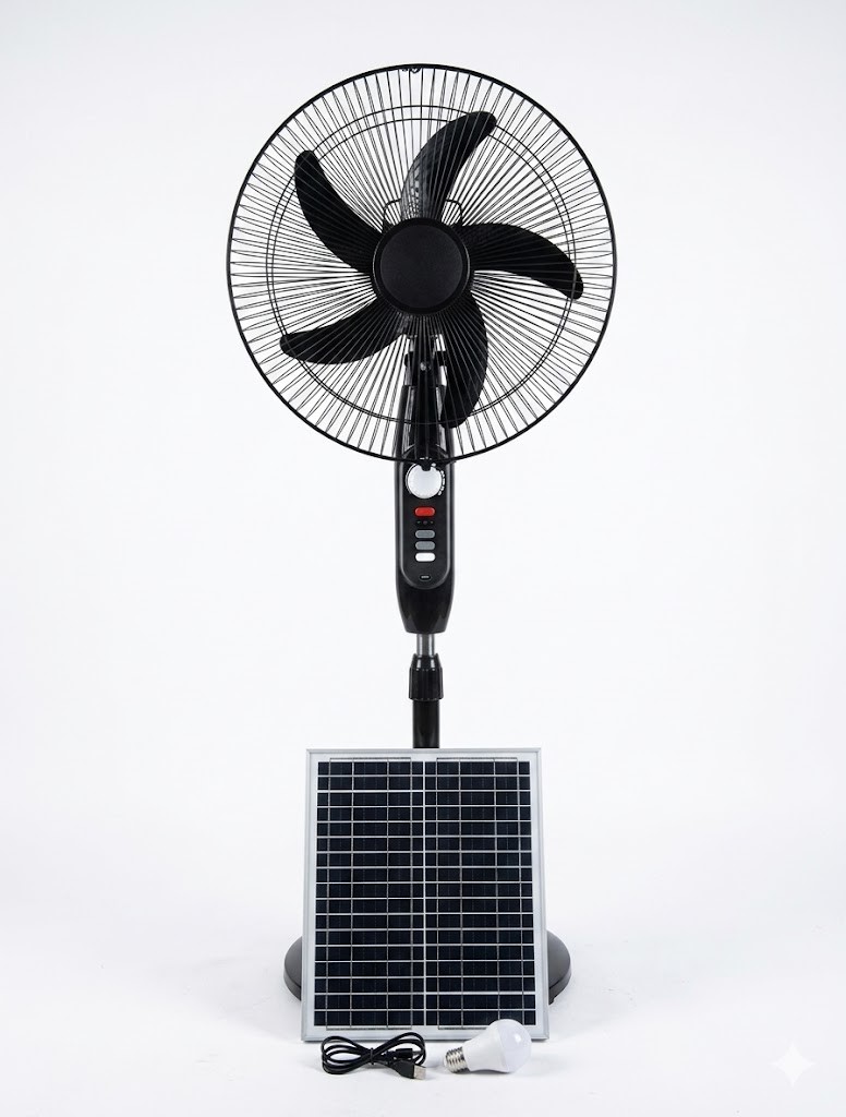 Affordable solar fan