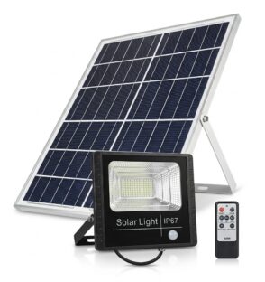 Long battery life solar floodlight