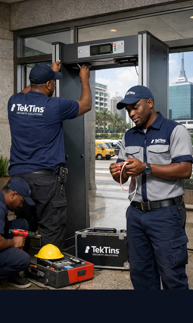 professional walk through metal detector installers in Lagos Nigeria