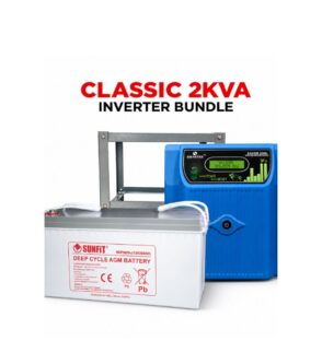 Classic 2kVA Inverter Bundle – Reliable Home Solar Power Backup System with Inverter and Battery