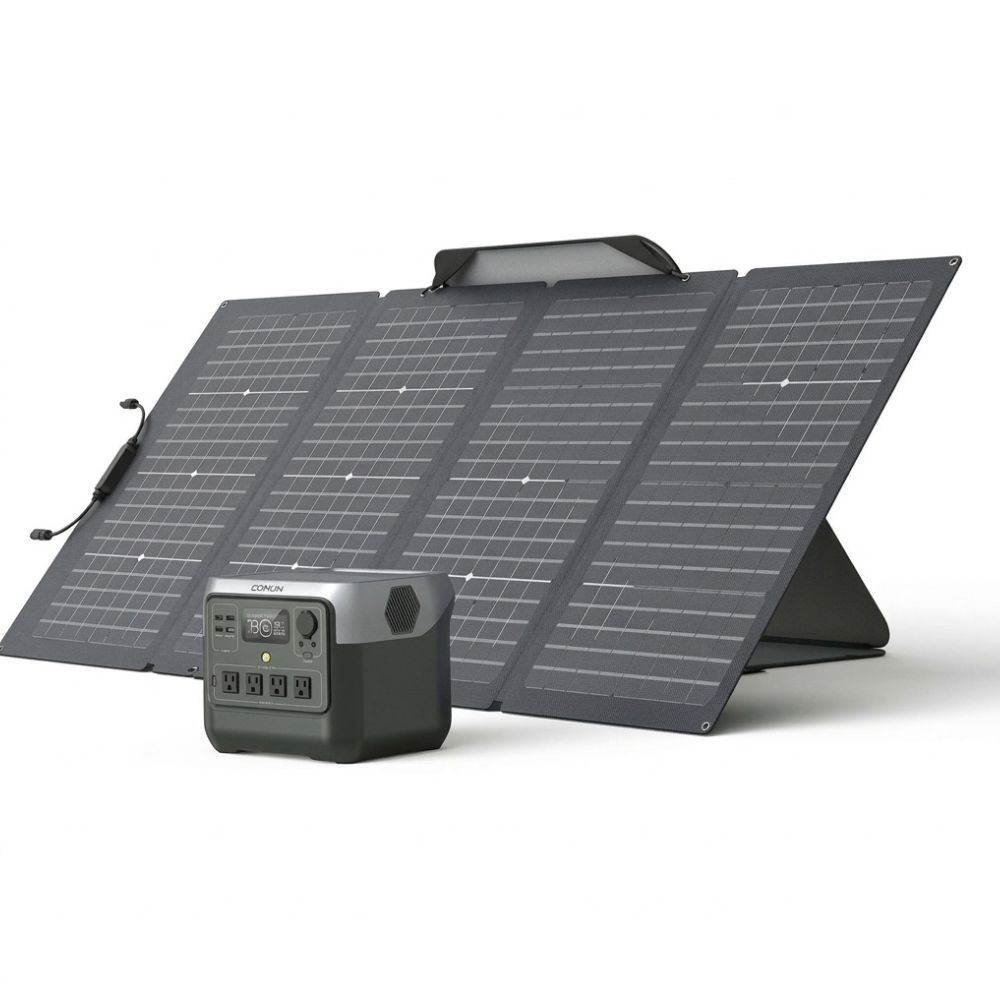 Sunshine 60W Portable Solar Charger for Efficient Power Supply