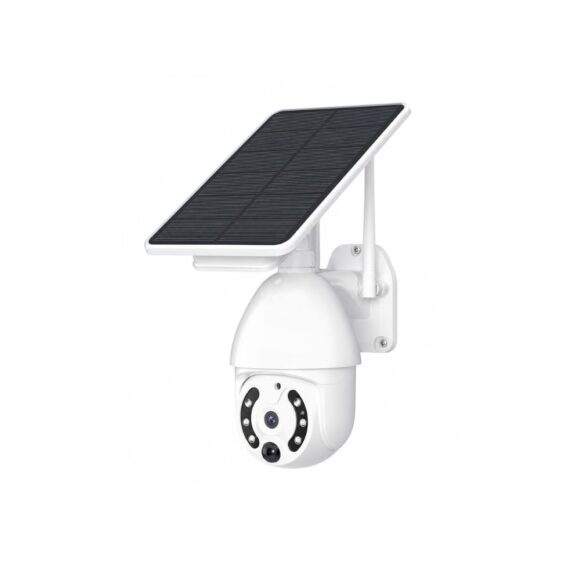 Tuya 3MP 4G SIM Solar Powered PTZ Speed Dome Camera for Outdoor Security