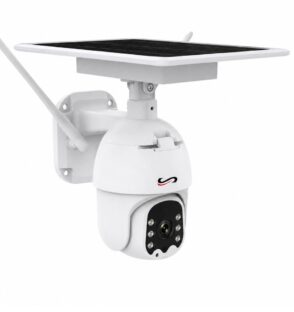 TUYA WiFi 2-in-1 solar street light with 4G SIM PTZ speed dome security camera