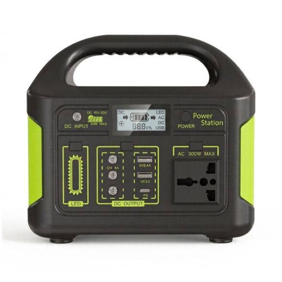 tektins 300W Portable Power Station Solar Generator for Backup and Off-Grid Power