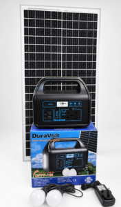Original DSPP-150 Duravolt Solar Power Portable Complete Kit – portable solar power system for backup energy