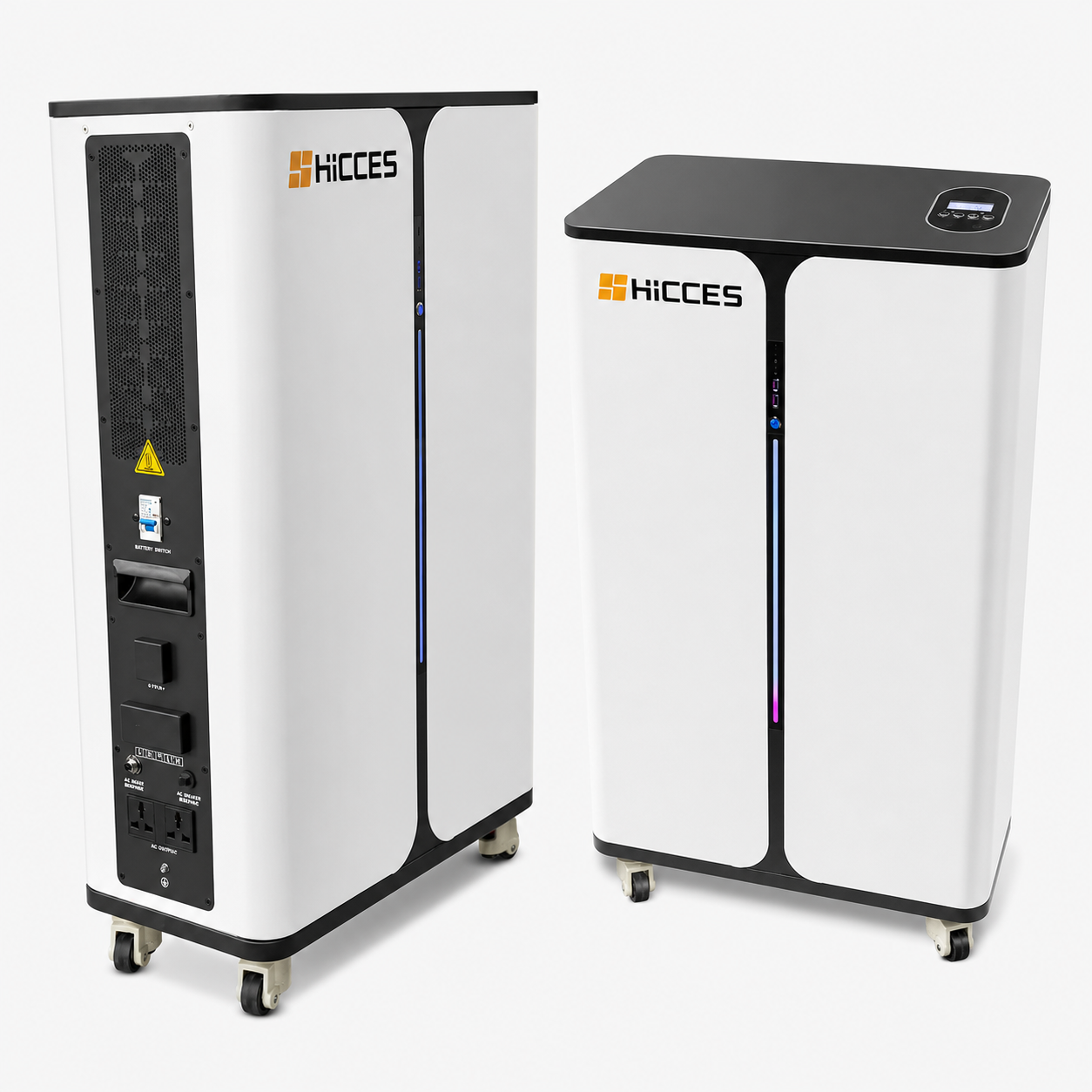 : HiCCES 3kVA 7kWh all-in-one solar generator power station for home backup and energy storage