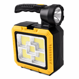 2-in-1 solar portable lamp with tools for emergency lighting and outdoor use