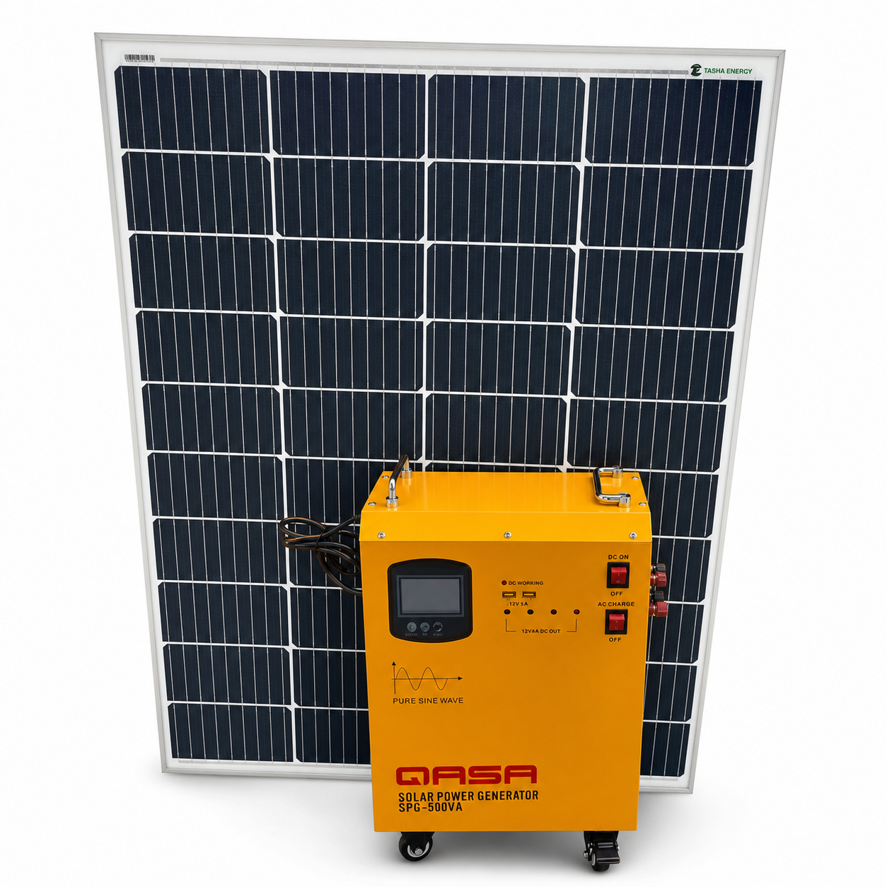 Gasa 300V solar inverter with solar panel for reliable home power backup and renewable energy use
