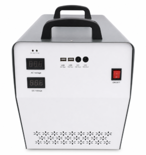 High capacity 2000W LiFePO4 battery solar station with LCD screen and output ports