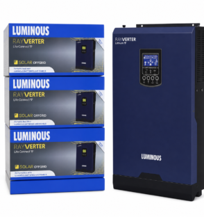 LUMINOUS Rayverter 11kW 48V Hybrid Solar Inverter with MPPT Charge Controller