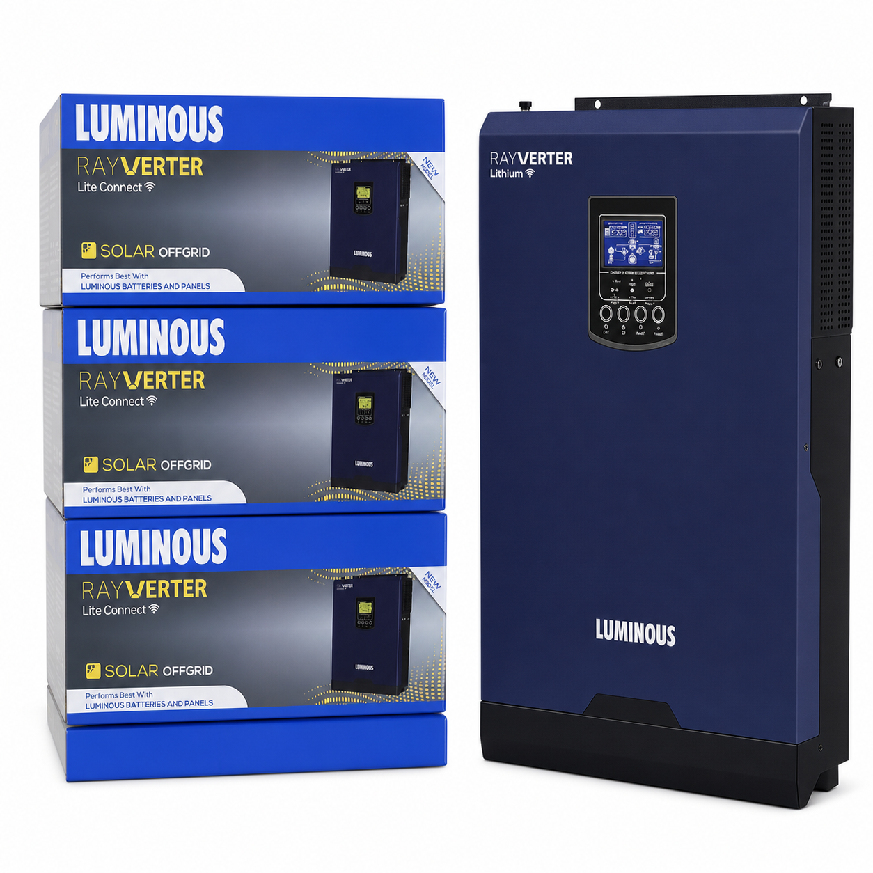 LUMINOUS Rayverter 11kW 48V Hybrid Solar Inverter with MPPT Charge Controller